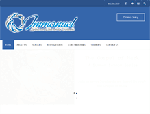 Tablet Screenshot of immanuelriverside.com